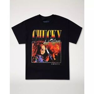 Adults UNISEX Chucky and Tiffany T-Shirt